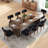 Modern Farmhouse Solid Wood Extendable Dining Table Set for 4-8 People-1685731883-1685731878-1685731874