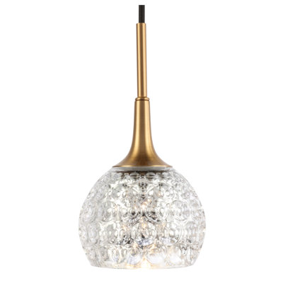 Luminaire sphère suspendu 1 lumières simple Jerrie