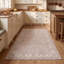 Tapis traditionnel ambré surteint uni gris crème ivoire beige rose, lavable à la machine, antidérapant à poils courts, adapté à l'intérieur et à l'extérieur, pour salon, chambre, salle à manger, entrée, couloir, bureau-183655843