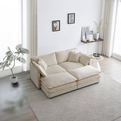 Chenille Modular Sectional Sofa