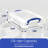  1.75L Storage Bin w/Snap Lid & Clip Lock Handle, 8 Pack, Clear