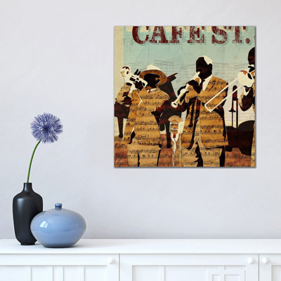 Café St. Jean by Kyle Mosher - Wrapped Canvas Print