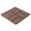 Carreaux de terrasse en plastique emboîtables-123495268
