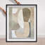 Breeze of Soft Shapes I Shadowbox Abstract Print by Oliver Gal, Black Frame, 16 x 20-2119199246-2119199244