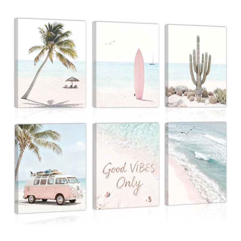 6 Piece Wrapped Canvas Print