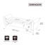 Banc de rangement en polyester multifonctionnel-247640069