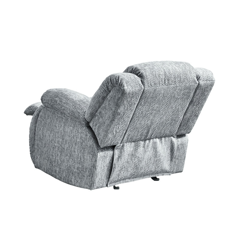 Maegen Recliner, Gray 100% Polyester