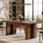 70.86-Inch Dining Table,Rectangular Kitchen Table