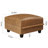 Modular Sectional Sofa With Storage, Modern Brown Faux Leather, Reversible Chaise, U Shaped Couch For Living Room, Waterproof & Easy Clean, 10 Seats With 1 Ottomans