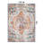 Beverly Oriental Orange/Blue/Cream Area Rug-1379303039