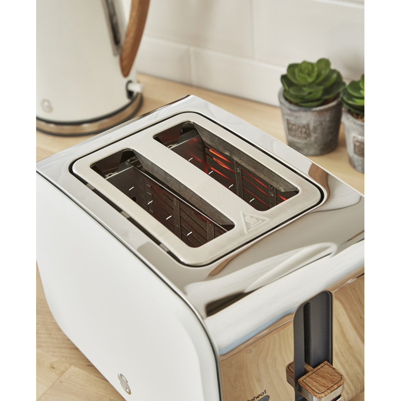 Nordic 2 Slice Toaster, White