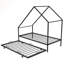 Lit plateforme simple en métal avec lit gigogne Wendelin par Harper Orchard