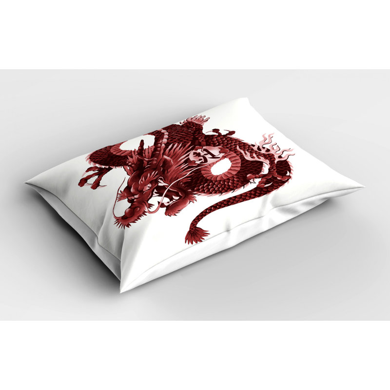 Dragon Polyester Sham Set, Twin