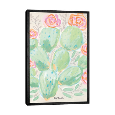 Life Can Be Prickly… Bloom Anyway by Kait Roberts - Painting on Canvas