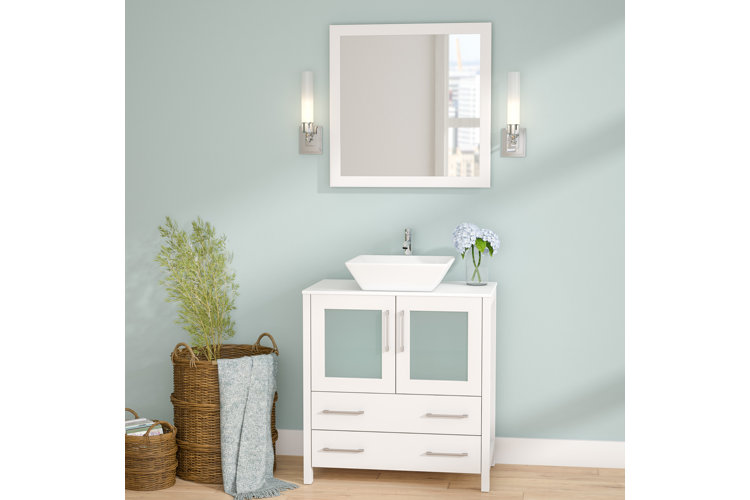 Karson 30" Single Bathroom Vanity Set with Mirror