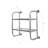 Linndale 2 Piece Tiered Industrial Pipe Shelves