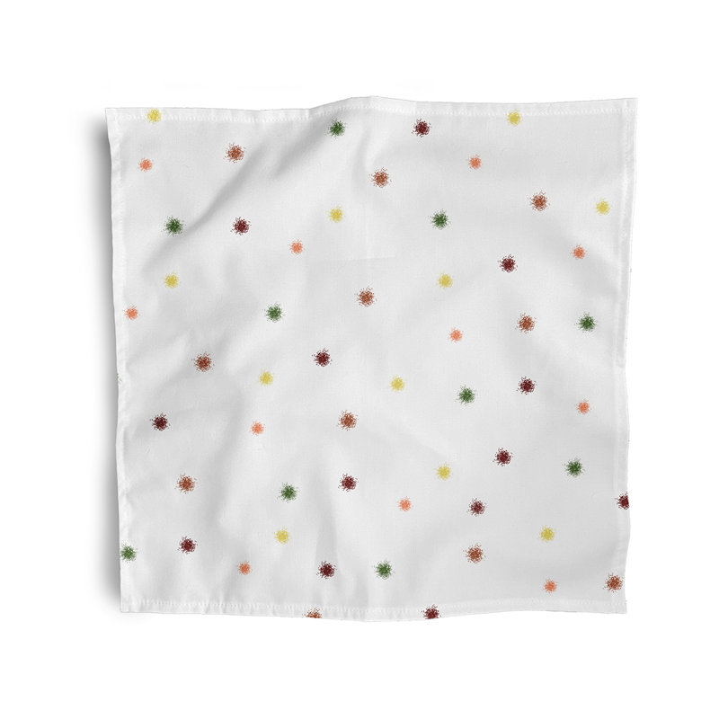 Lasiah Veggie Dots Napkins, Orange
