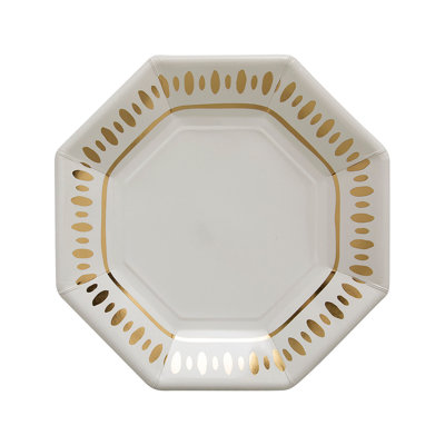 Assiette décorative en papier - ensemble de 5 et plus