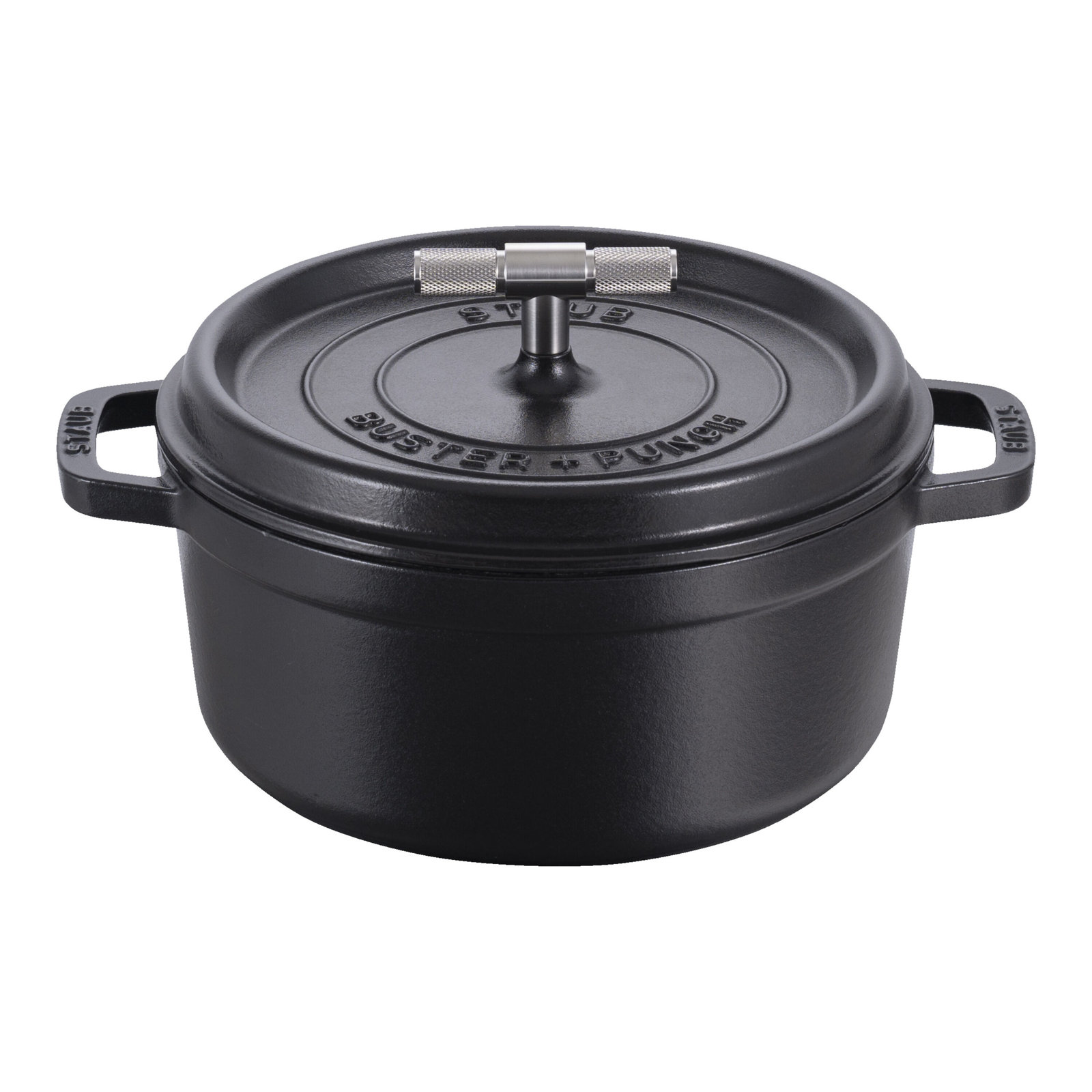 Staub Cast Iron Buster + Punch 4-Qt Dutch Oven - Thumbnail 5