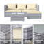 Plust 4-Person Seating Group with Cafe Table-809600546-809600556
