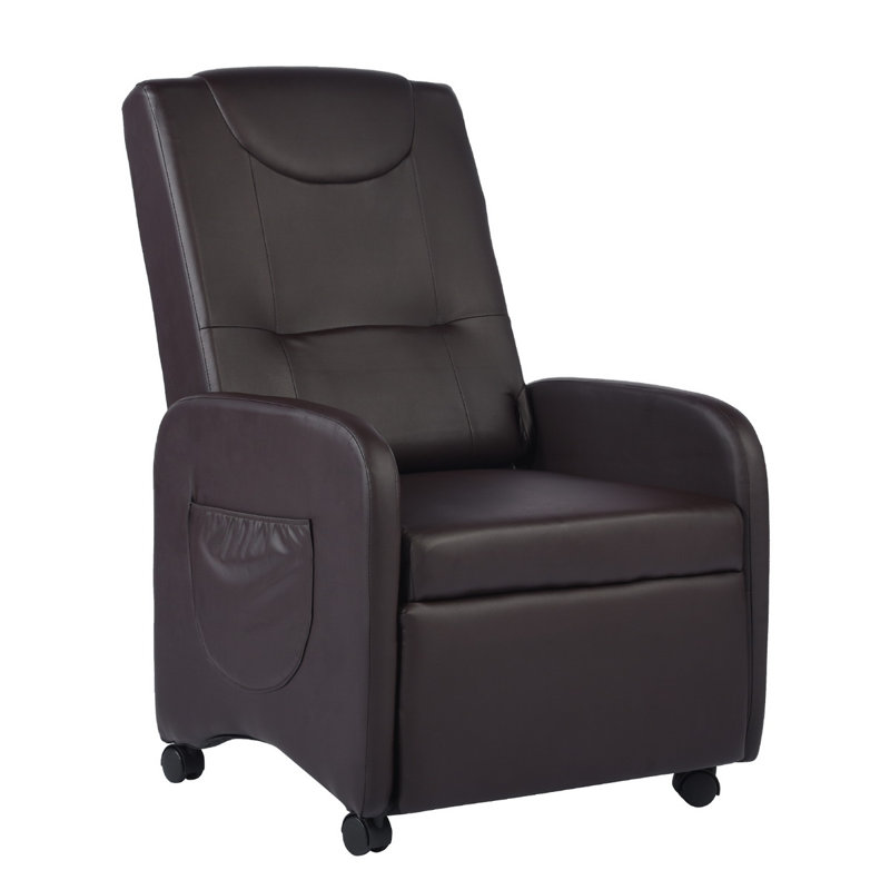 Abasi 64.5cm Wide Glider, Dark Brown