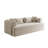 Lior 78.7-Inch Modern Chenille Convertible Sofa Bed With Side Pocket And Plush Pillows