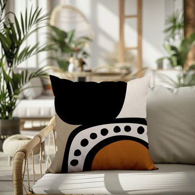 Oreiller carré réversible intérieur / extérieur Tobe Minimalist
