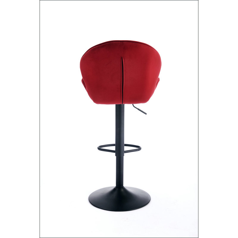 Bar Stools Set Of 2 - Adjustable Barstools With Back And Footrest