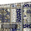 Rideau de douche bleu clair avec 12 crochets-710141830