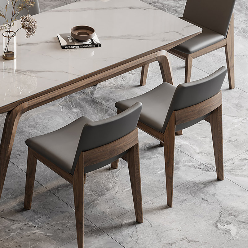Table de salle à manger Shiny Rock Board, H 29,5 po x L 70,9 po x l 35,4 po
