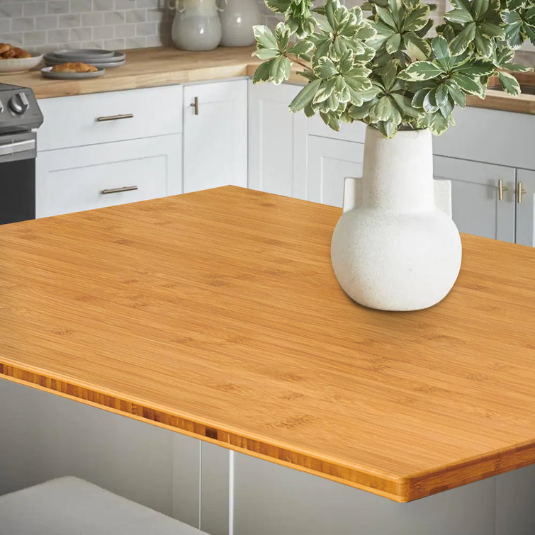 Solid Wood Caramel Bamboo Worktop - Sheffield Kitchen Supplies