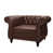 Dark Brown Faux Leather selected