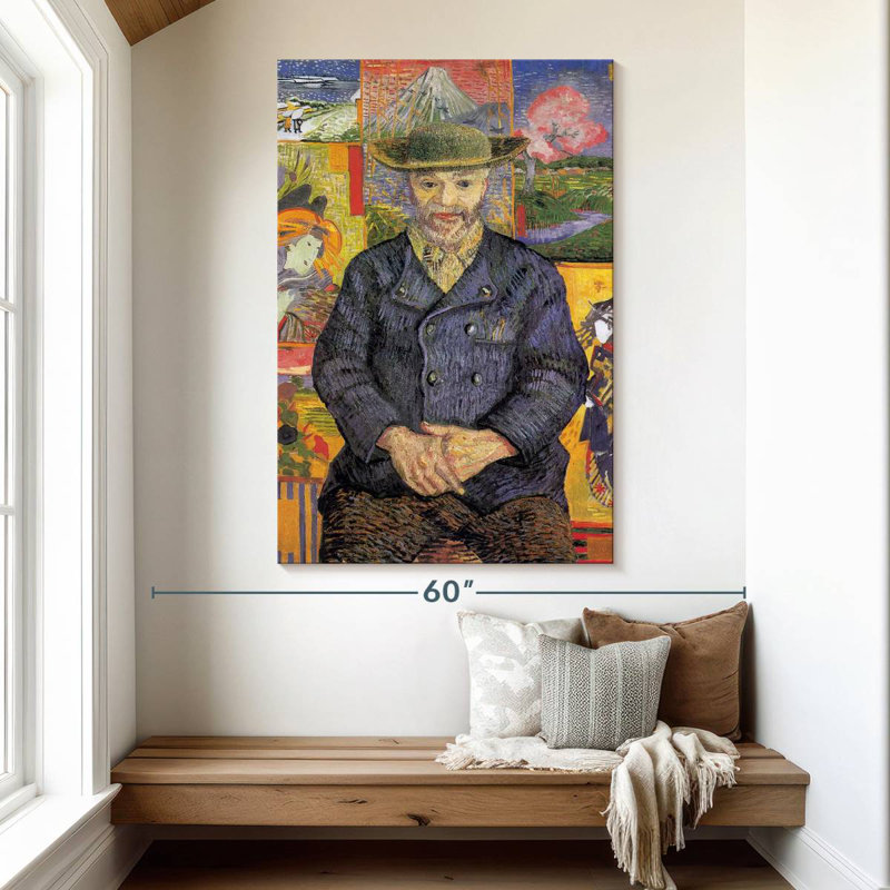 Portrait du Père Tanguy I 1887, H 51 po x l 34 po