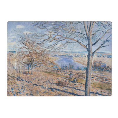 Autumn Effect by Alfred Sisley Chopping Board