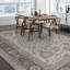 Tapis beige et brun noué à la main de haute qualité
