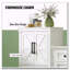 Armoire de salle de bain blanche avec portes de grange Farmhouse-1080245456
