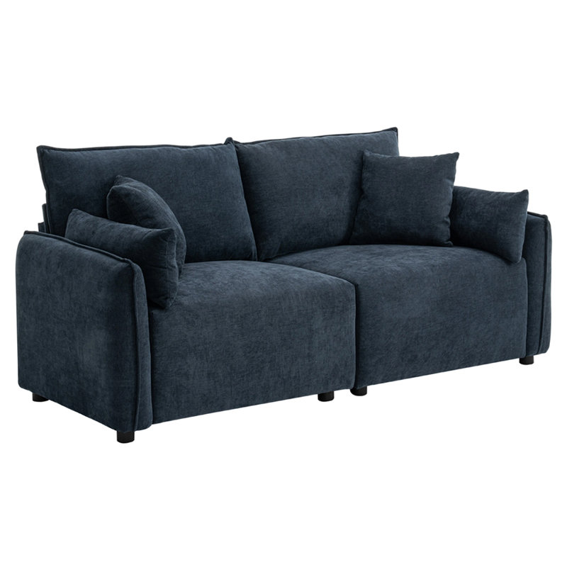 2 Seater Sofa, Navy Blue