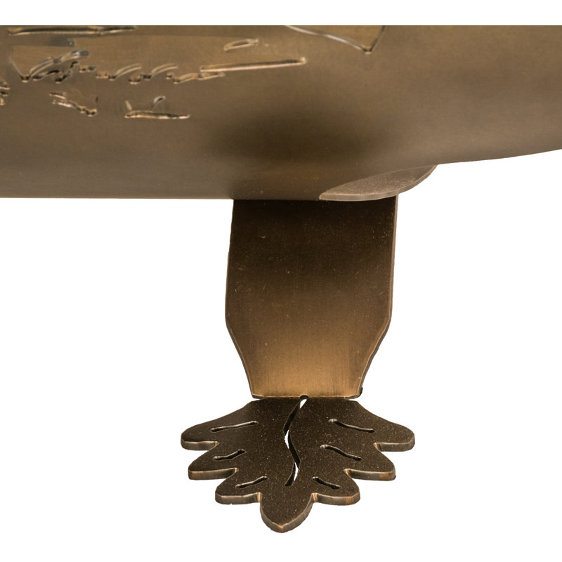 Log Rack, Antique Copper