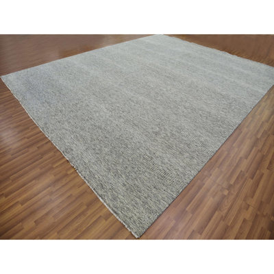 Tapis unique 12 pi 2 po x 15 pi 4 po Lyster Gris