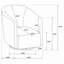 Fauteuil d'appoint pivotant Sorenson
