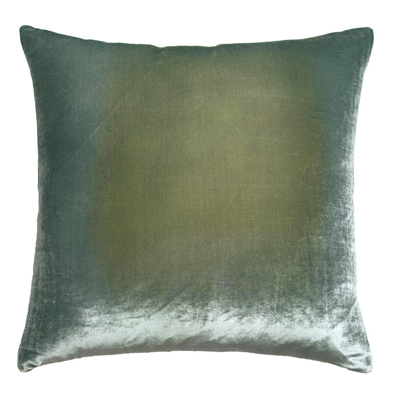 Square Pillow Cover & Insert, Square 22", Basil
