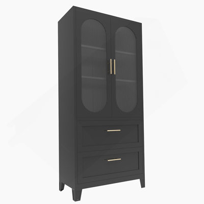 Armoire 2 portes 2 tiroirs