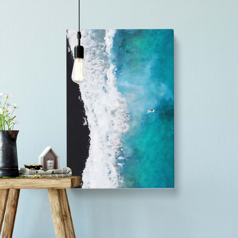 Leaving The Beach - Wrapped Canvas, 60cm H x 40cm W x 3cm D