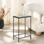 Bertillo Glass End Table