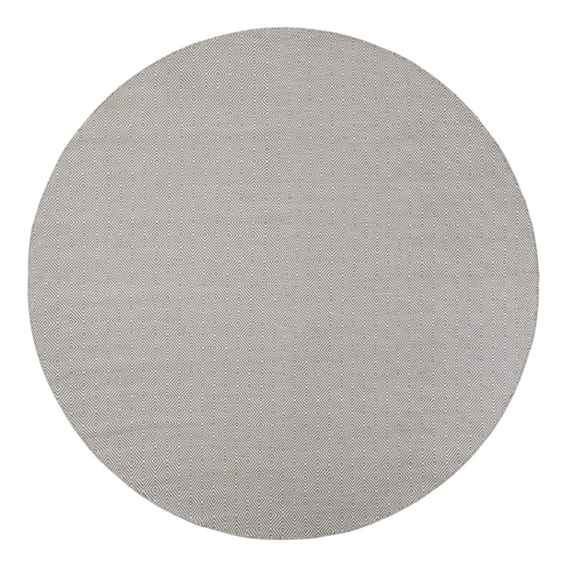Traetyn Flatweave Wool Indoor Rug, Round 10'