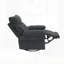 Fauteuil inclinable, pivotant, moderne et rembourré avec tissu texturé pour salon et chambre de bébé-442400749