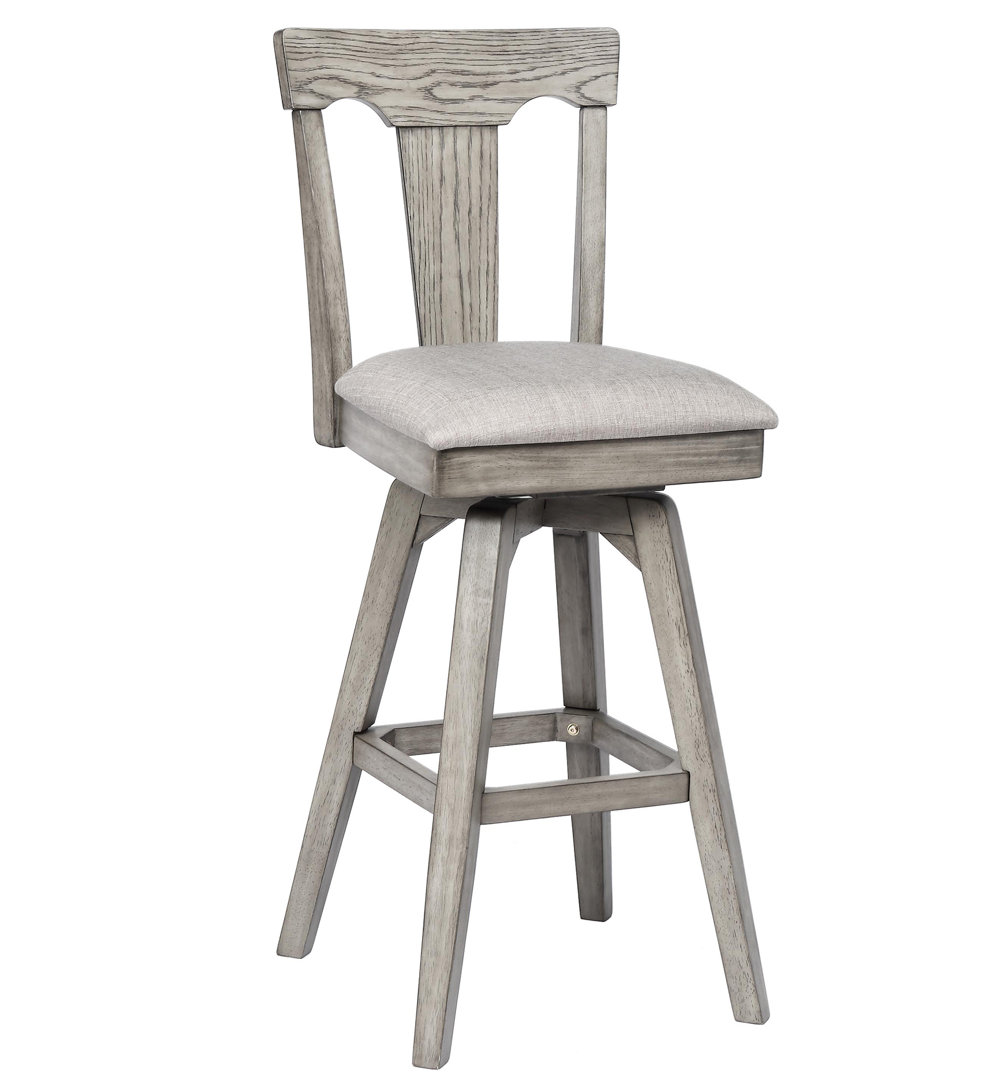 Camacho Swivel Bar & Counter Stool Laurel Foundry Modern Farmhouse® Seat 