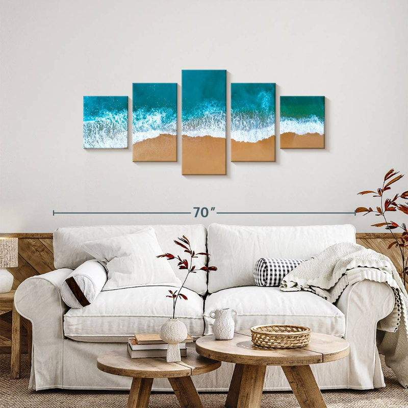 Méditerranée, mer turquoise, H 24 po x l 55 po