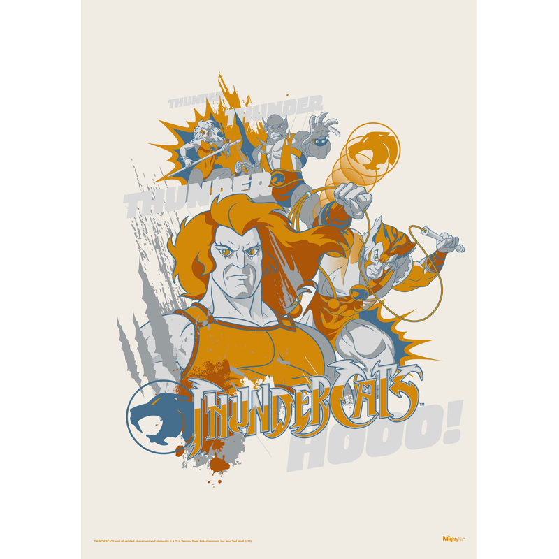 Thundercats (Thunder Thunder Thunder), art mural Mightyprint