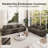 Deep Seat Sofa Chair With Throw Pillow-669854752